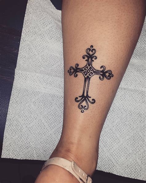 cross tattoo designs for females